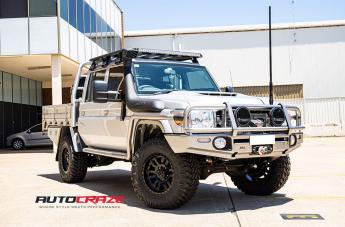 TOYOTA LANDCRUSIER SLEDGE MATTE BLACK
